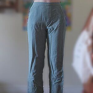 High Waisted Vintage Loose Mint Green Trousers (Northern Reflections)